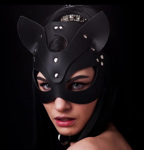 Neu gesicht katze ledermaske - gesicht,
