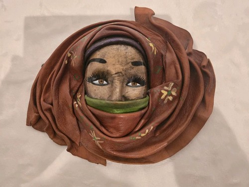 Deko wanddeko ledermaske maske - deko,