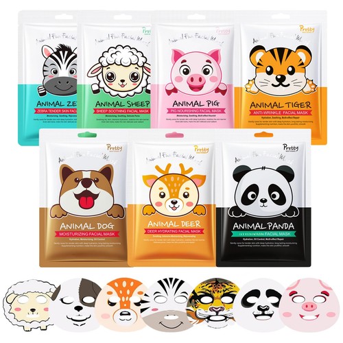 Gesichtsmaske set tierdesign - set,