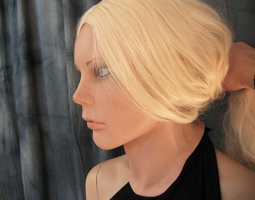 Maske blond angel augen - maske,
