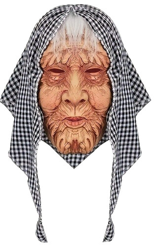 Realistische oma maske mit - oma,