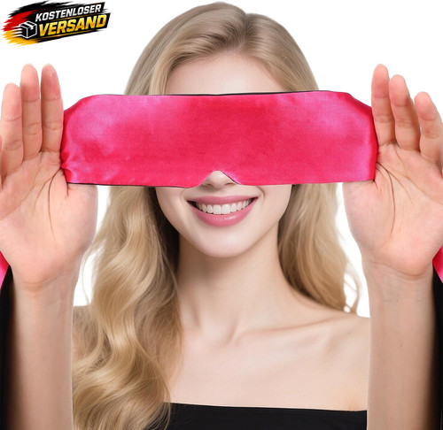 Schlafmaske satin augenbinde - schlafmaske,