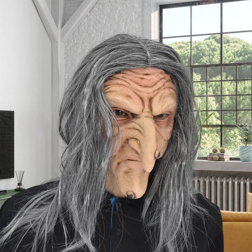 Gruselige hexe maske alte - hexe, frau