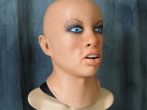 Latexmaske jolie augen - latexmaske, +augen