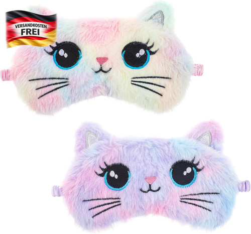 Schlafmaske plüsch tierdesign - schlafmaske,