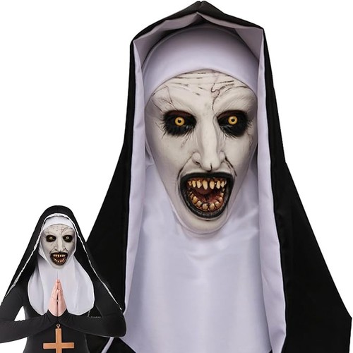Gruselige hexenmaske mit - gruselige,