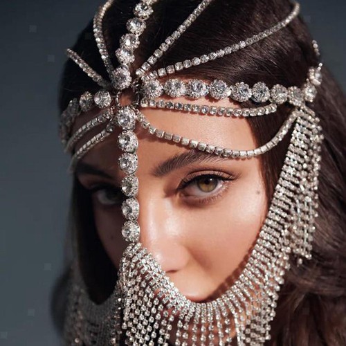 Frauen gesichtsmaske kette - frauen,