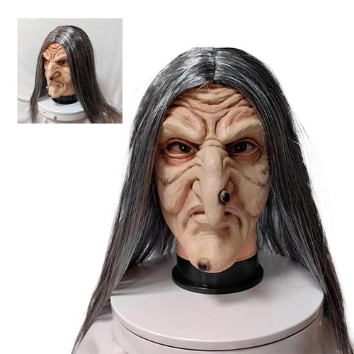 Halloween hexen oma maske - halloween,