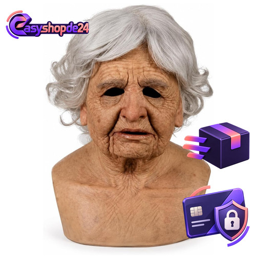 Halloween maske alte frau - maske,