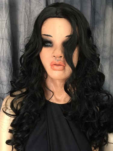 Latexmaske lola piercing - latexmaske, +piercing