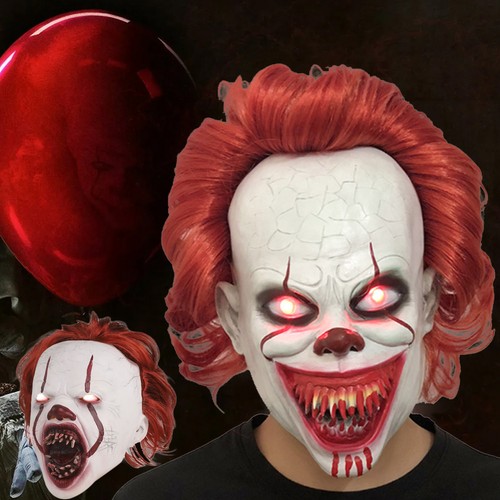 Halloween clown maske - it,